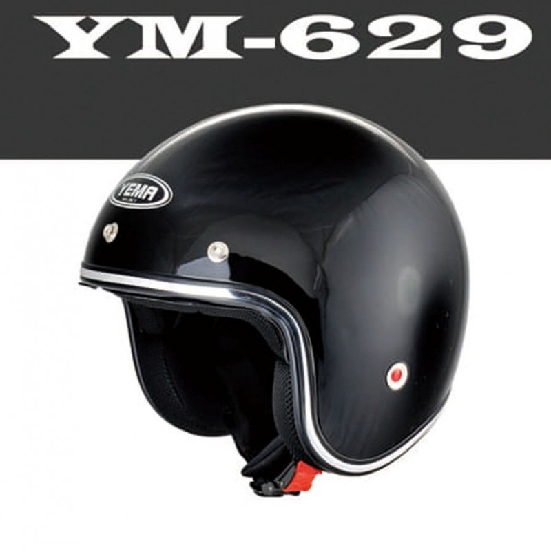 예마 YEMA 오픈페이스 클래식 오토바이 바이크 레트로 가벼운 빈티지 배달 헬멧 하이바