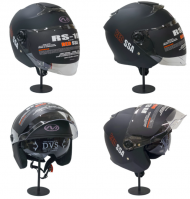 MTM 오토바이 전기 바이크 RS-10 알에스텐 썬바이저 더블쉴드 스쿠터 오픈페이스 일반모 하이바 헬멧