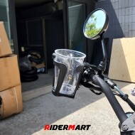하이스타일 컵홀더 확장형 오토바이 자전거용 대용량 컵받침대 공용 (미러용)