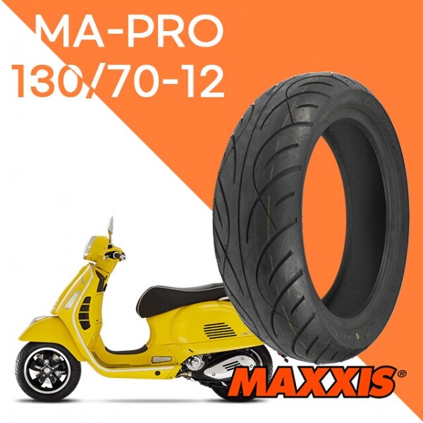 라이더마트,맥시스 Maxxis 베스파 GTS/GTV 타이어 리어 뒤바퀴 MA-PRO 130/70-12