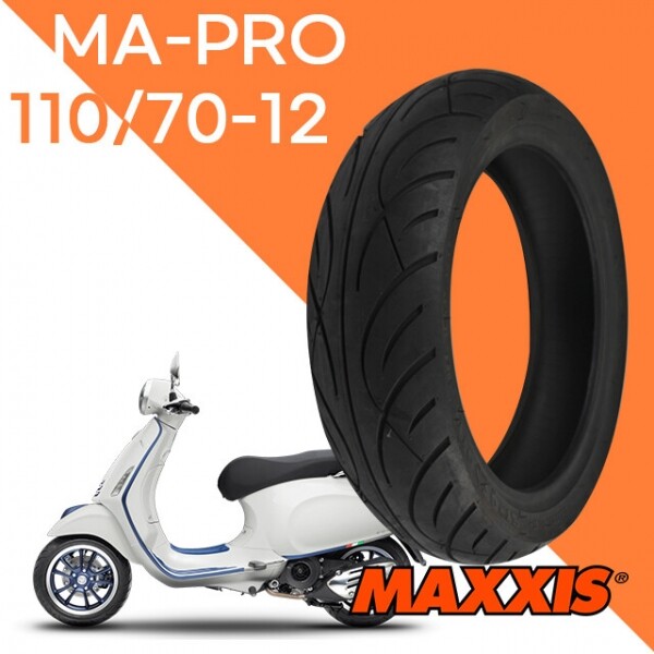 라이더마트,맥시스 Maxxis 베스파 프리마베라 ABS/스프린트 타이어 프론트 앞 바퀴 MA-PRO 110/70-12