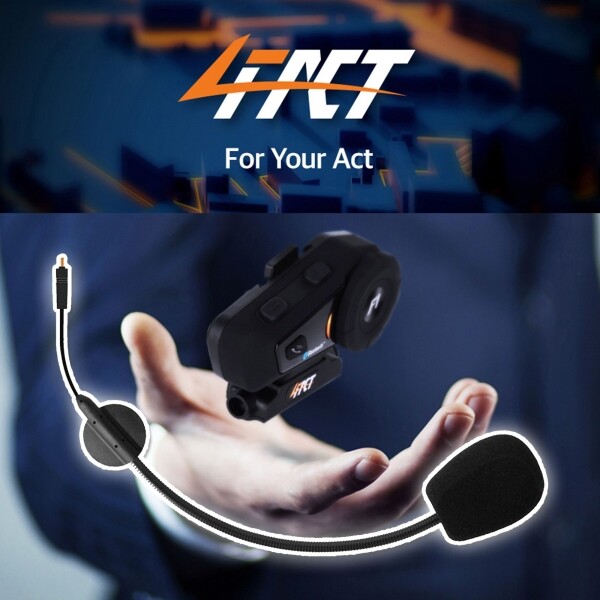 라이더마트,포팩트 4FACT 블루투스 F1 F2 T1 T2 F2S F3 오픈페이스 헬멧 마이크 단품