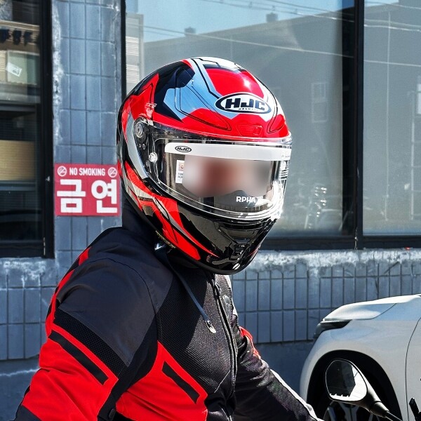 라이더마트,홍진 HJC 알파1 노마로 NOMARO MC1 오토바이 라이딩 레이싱 풀페이스 헬멧